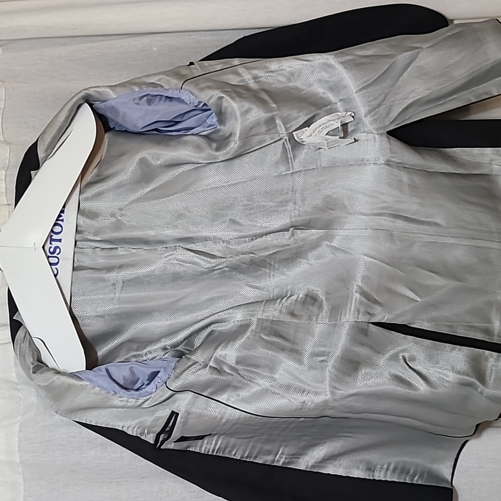 Zara Man Basic Collection Charcoal With Gray Pock… - image 6